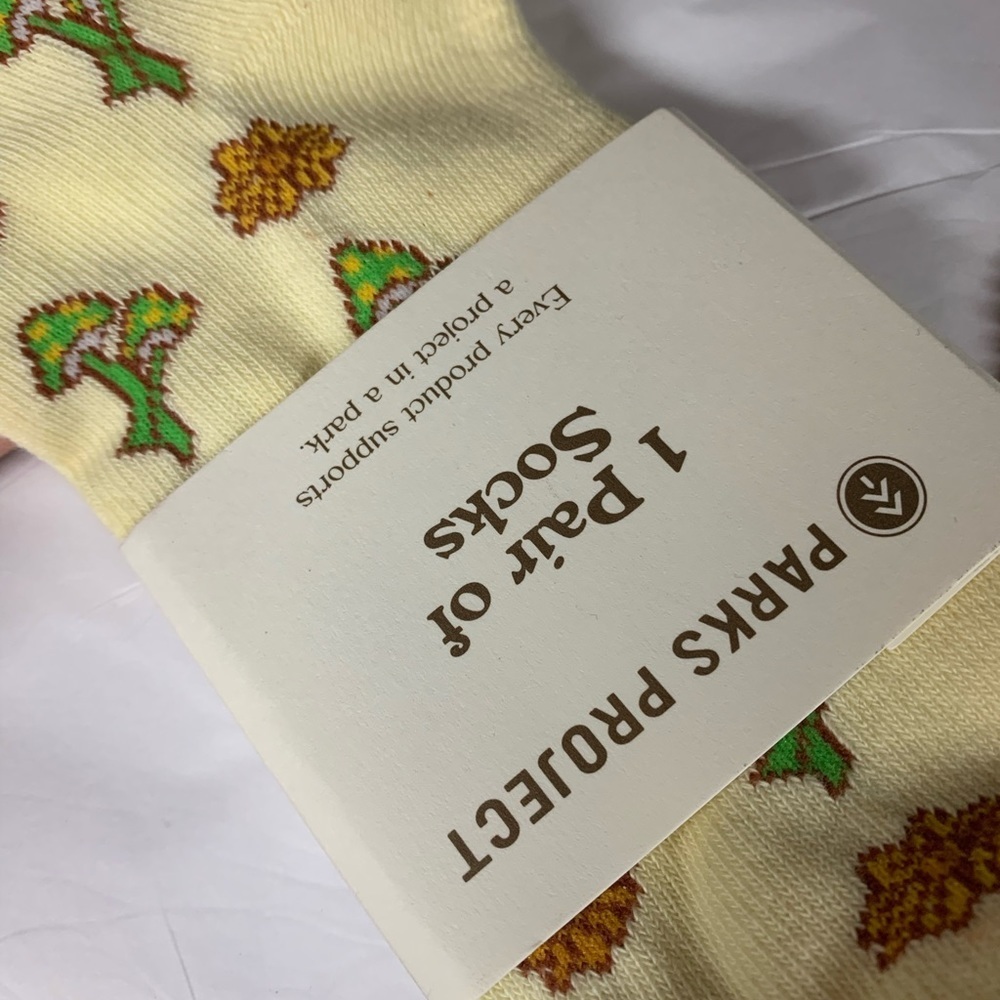 Free people parks project shrooms socks new with tags one size - Picture 3 of 5
